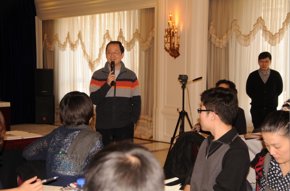 中国友好和平发展基金会秘书长沈昕出席并致欢迎辞